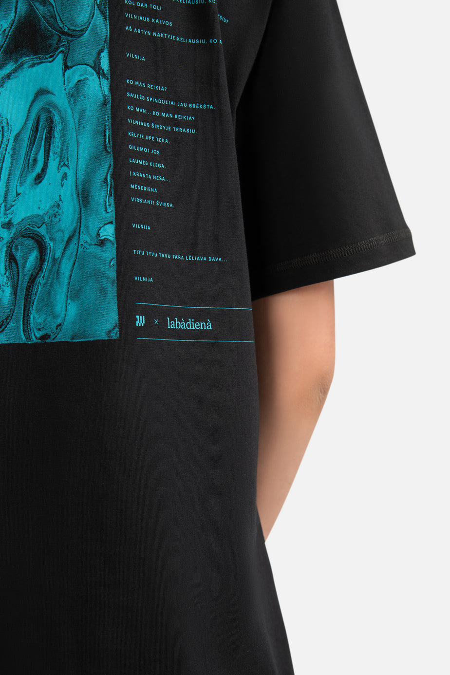 labàdienà X radio vilnius t-shirt - equalized